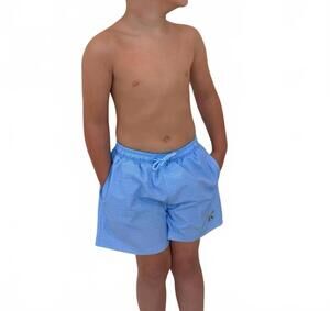 NEW FIELDSTONE boys diamond swim trunks in blue